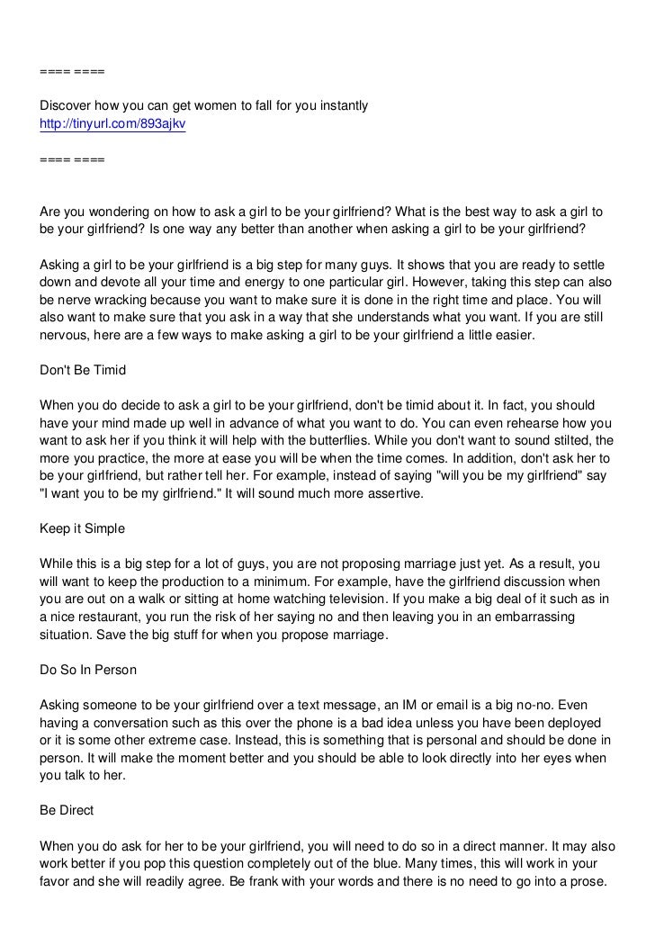 Hot To Ask A Maid To Be Your Girlfriend Hot To Ask A Twist To Be Your Girlfriend